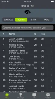 iowa football schedules iphone screenshot 2