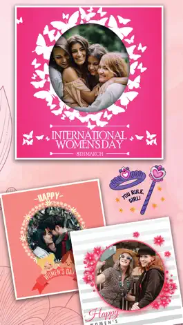 Game screenshot Women's Day Frames Collage App mod apk