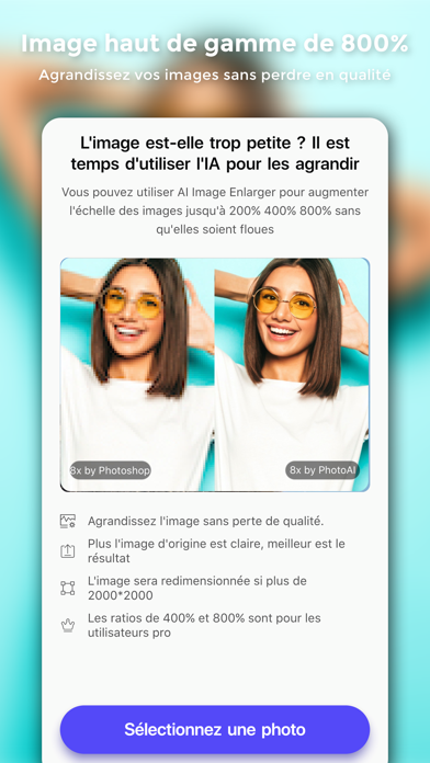 Screenshot #2 pour PhotoAI - rehausseur de photo