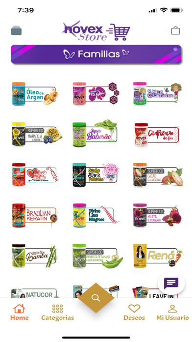 Novex Store App Screenshot