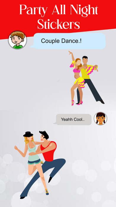 Party All Night Stickers Screenshot