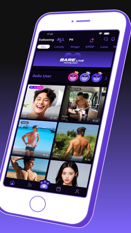 Bare Live -Live Stream, Chat