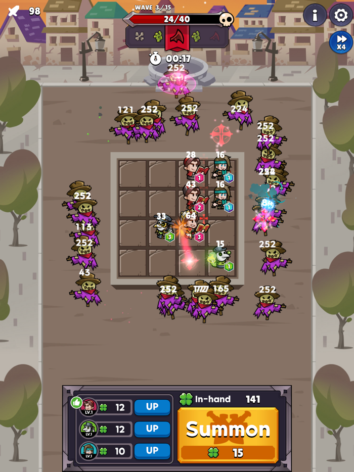 Heroes vs. Evil Gacha defense