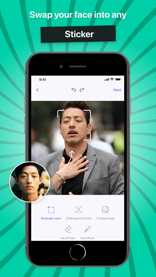 #4. Stico - Ai Face Swap Sticker (iOS) 由: Trang Phung Dieu