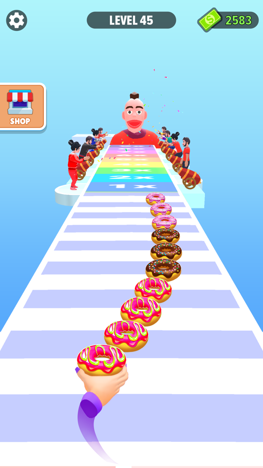 #5. Donut Stack Run: Donut Games (iOS) Podle: Syed Arbaz Gillani