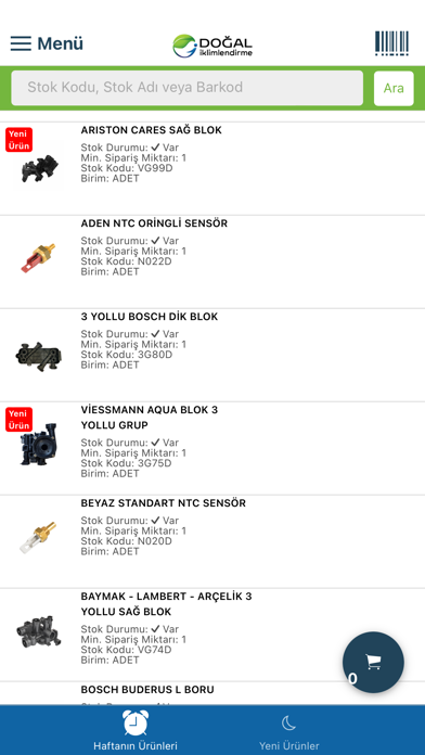 Doğal İklimlendirme B2B Screenshot