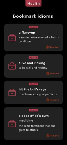 Game screenshot English Health Idioms hack