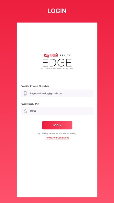 Raymond Realty Edge Screenshot