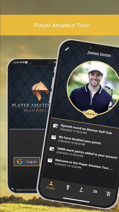 Player Amateur Tour Screenshot
