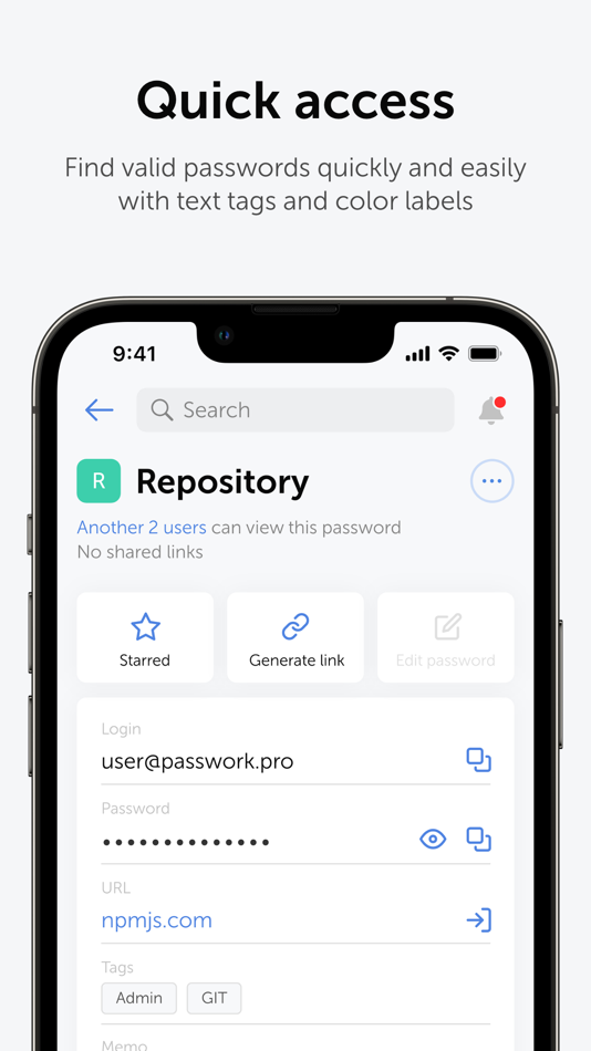#3. Passwork Self-Hosted (iOS) Podle: Passwork Oy