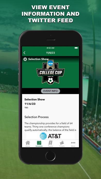 NCAA Women's College Cup Screenshot