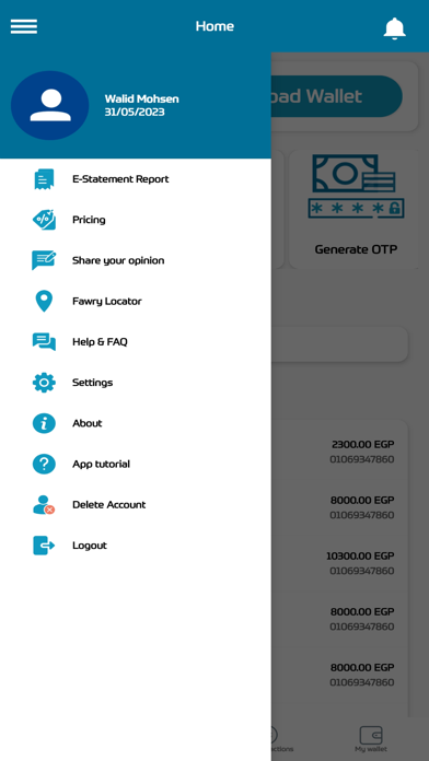 Bank ABC Egypt Wallet Screenshot