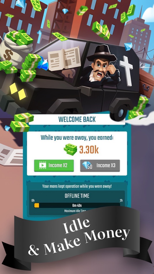 #5. Idle Mortician - Tycoon Games (iOS) โดย: Dmitriy Ivanov