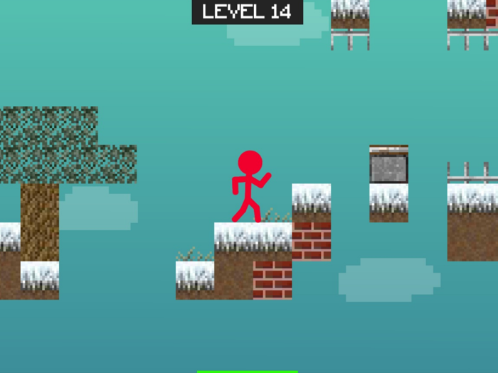 Stickman Cube Craft Parkour