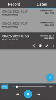 quick voice recorder pro iphone screenshot 3