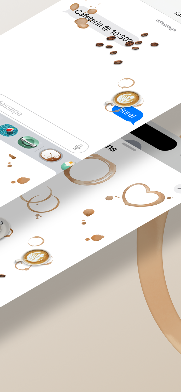 Coffee Stains Stickers