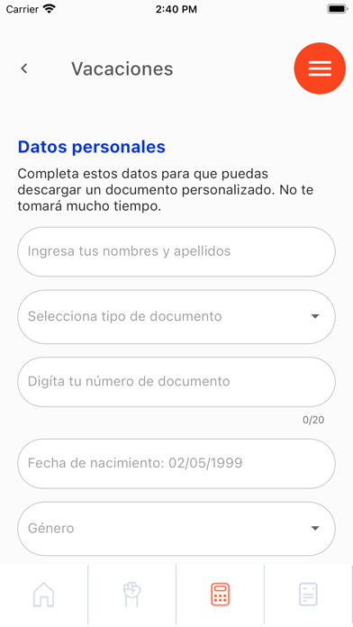 App Valora Screenshot