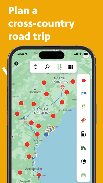XPWOW Road Trip Planner Screenshot