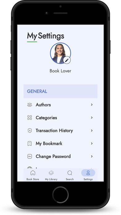 Book Selfie Screenshot