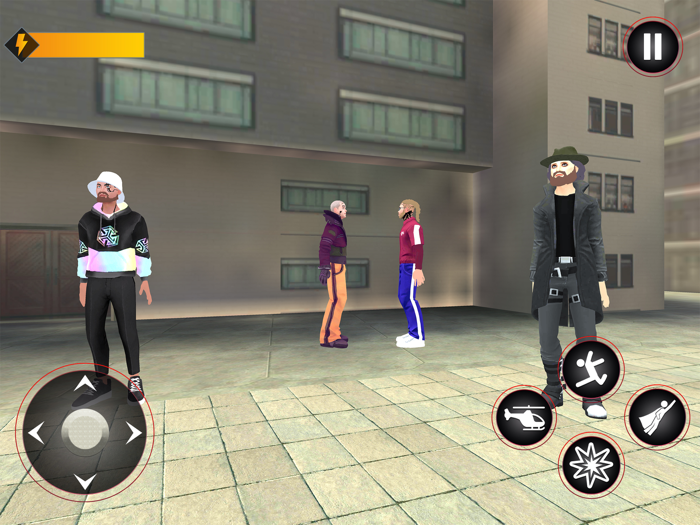 Flying Rope Hero Gangster