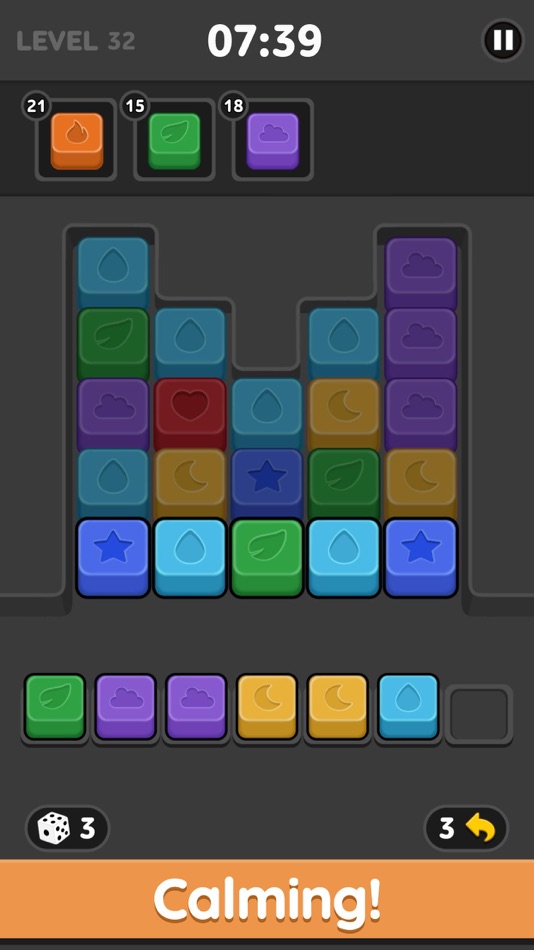 #3. Tile Blast (iOS) 由: Loop Games Oyun Teknolojileri Anonim Sirketi