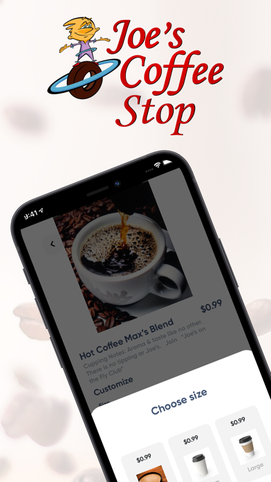 Joe's Coffee Stop Screenshot