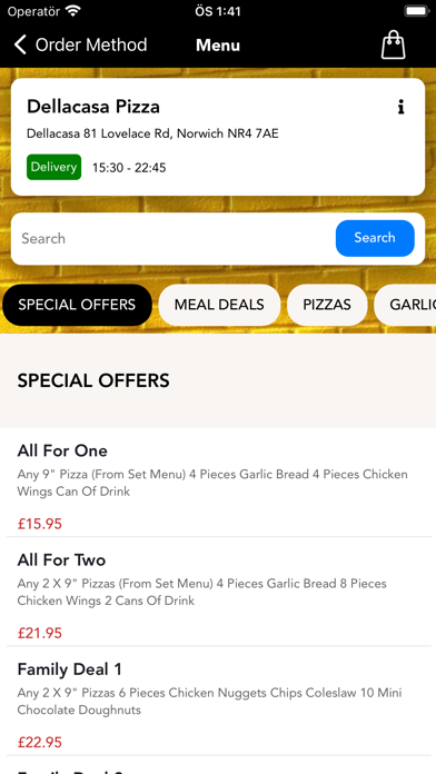 Dellacasa Pizza Burger Kebab Screenshot