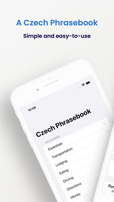 Czech Phrasebook (Travel) Screenshot