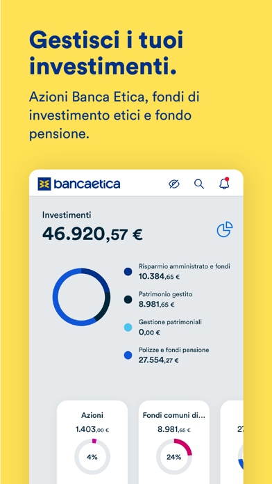 Banca Etica Screenshot