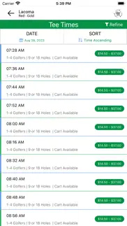 lacoma golf course iphone screenshot 1