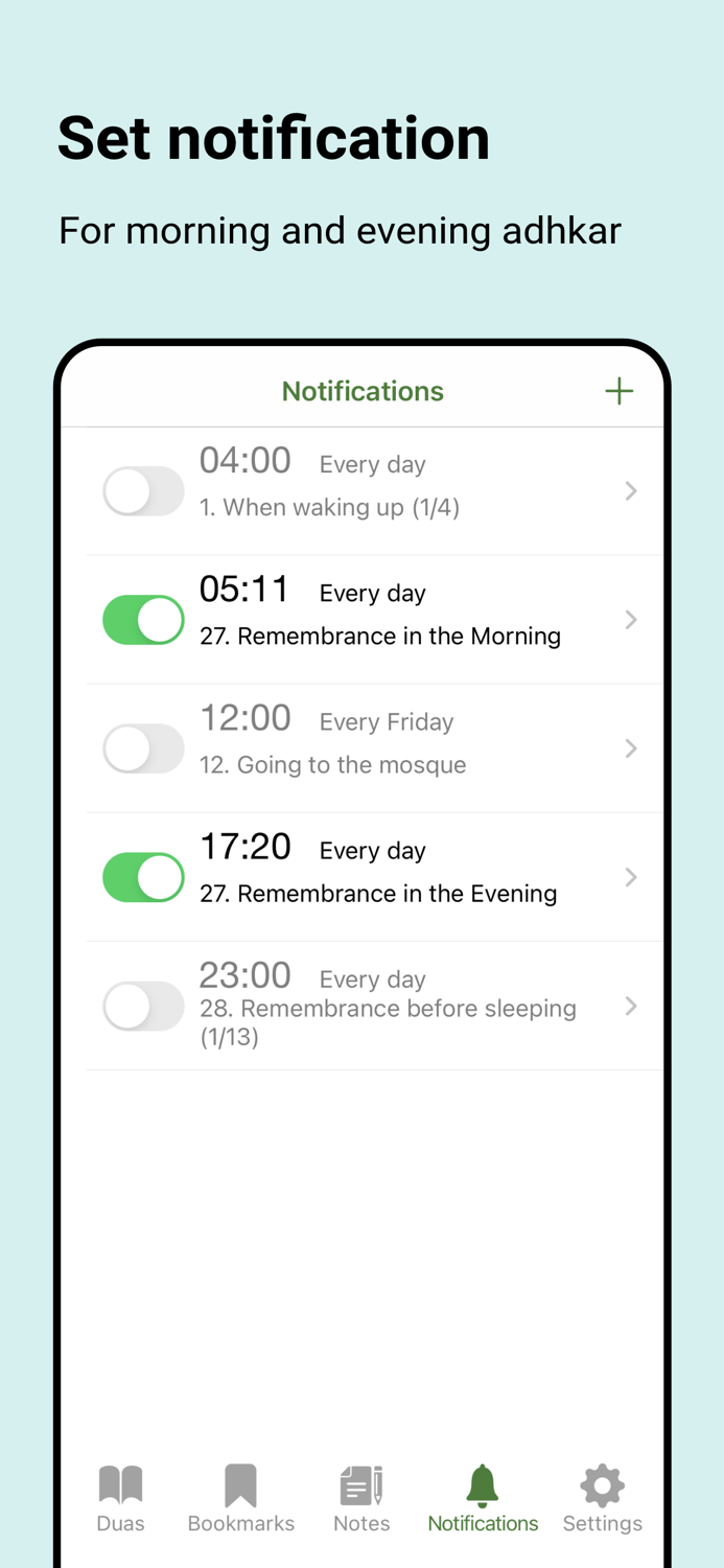 Dua and Dhikr Hisnul Muslim