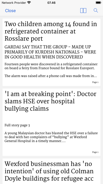 Local Irish News Screenshot