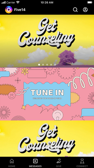 Five14 Church App Screenshot