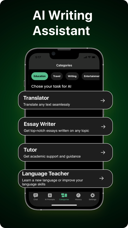 #3. Smart Chatbot: AI Writing Tool (iOS) 由: Tawhid Joarder