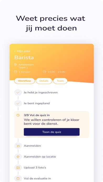 Horeca Toppers: freelance-werk Screenshot