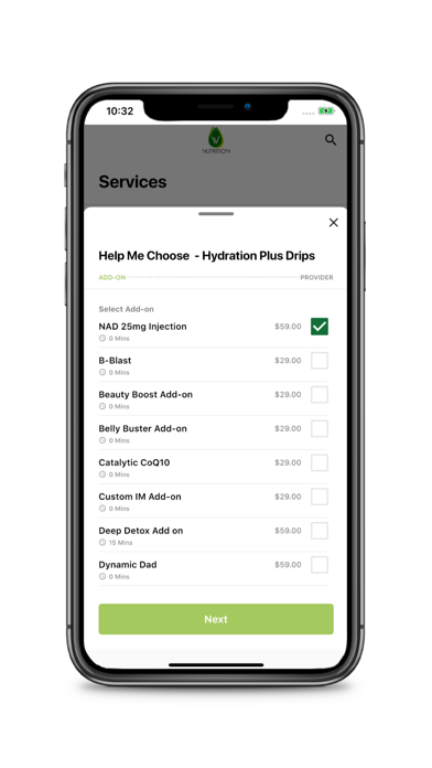 IV Nutrition Screenshot