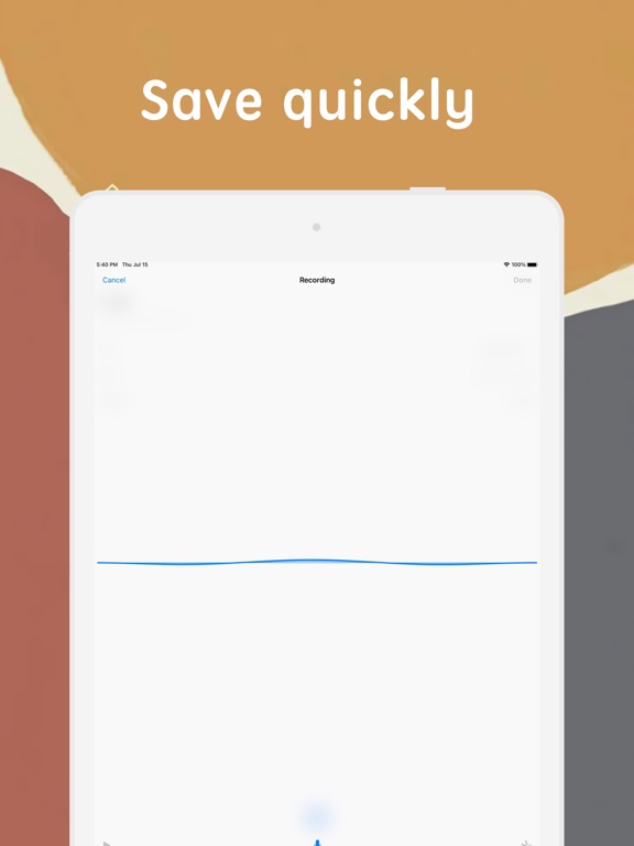 Screenshot #6 pour Voice Recorder - memos audio