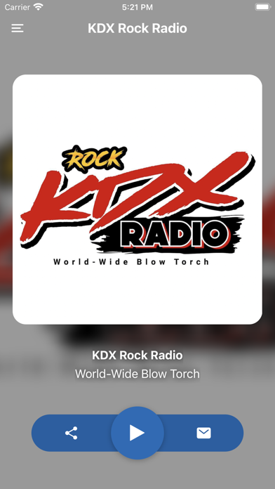 KDX Rock Radio Screenshot