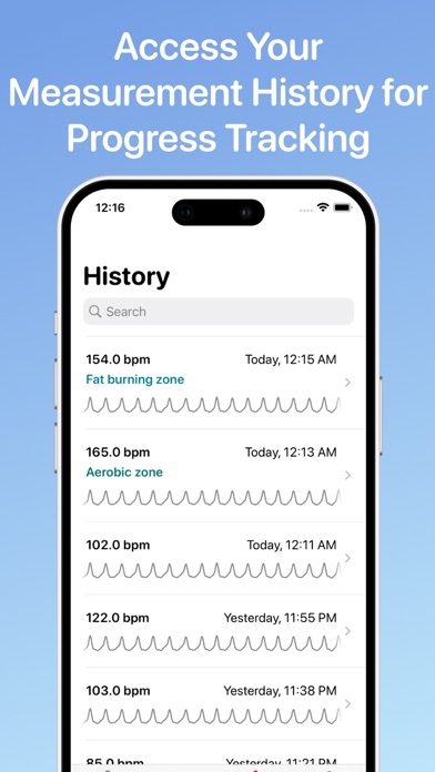 Heart Rate & HRV Pulse Monitor Screenshot