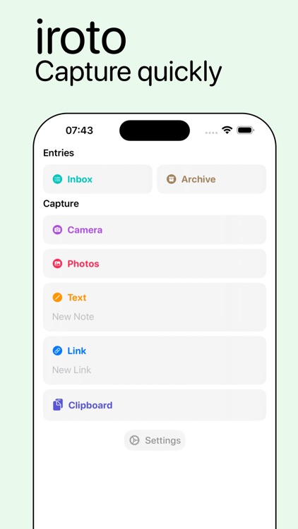 iroto capture quickly