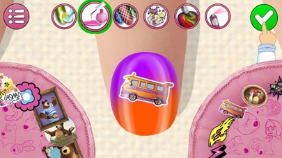 Masha and the Bear: Nail Salon Screenshot