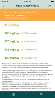 opioid calculator iphone screenshot 4