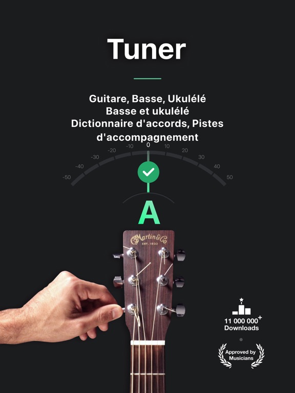 Screenshot #4 pour Guitar Tuner Pro - Accordeur