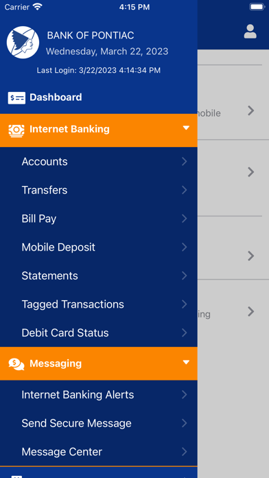 Bank of Pontiac Mobile Screenshot