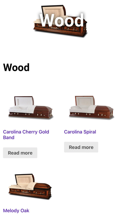 Macks Casket Sales Screenshot