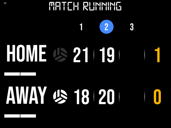 BT Volleyball Scoreboard iPad screenshot 10 - Sports app
