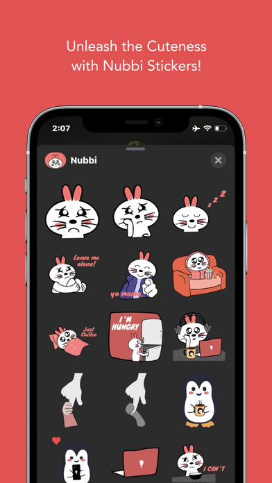 Screenshot #3 pour Nubbi Stickers