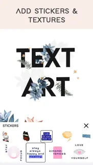 add text to photo - text art iphone screenshot 2