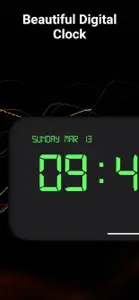 Digital Clock - LED Widget screenshot #1 for iPhone