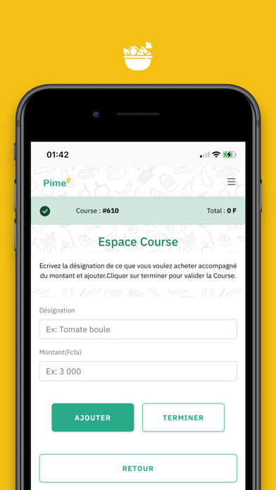 Pime app Screenshot